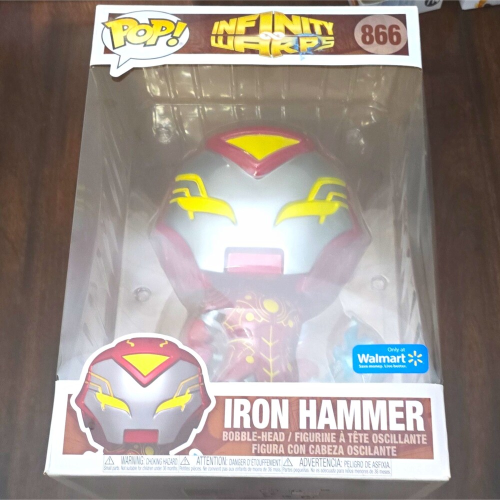 Funko Pop! Marvel Infinity Warps Iron Hammer #866 Vinyl Bobblehead Boxed